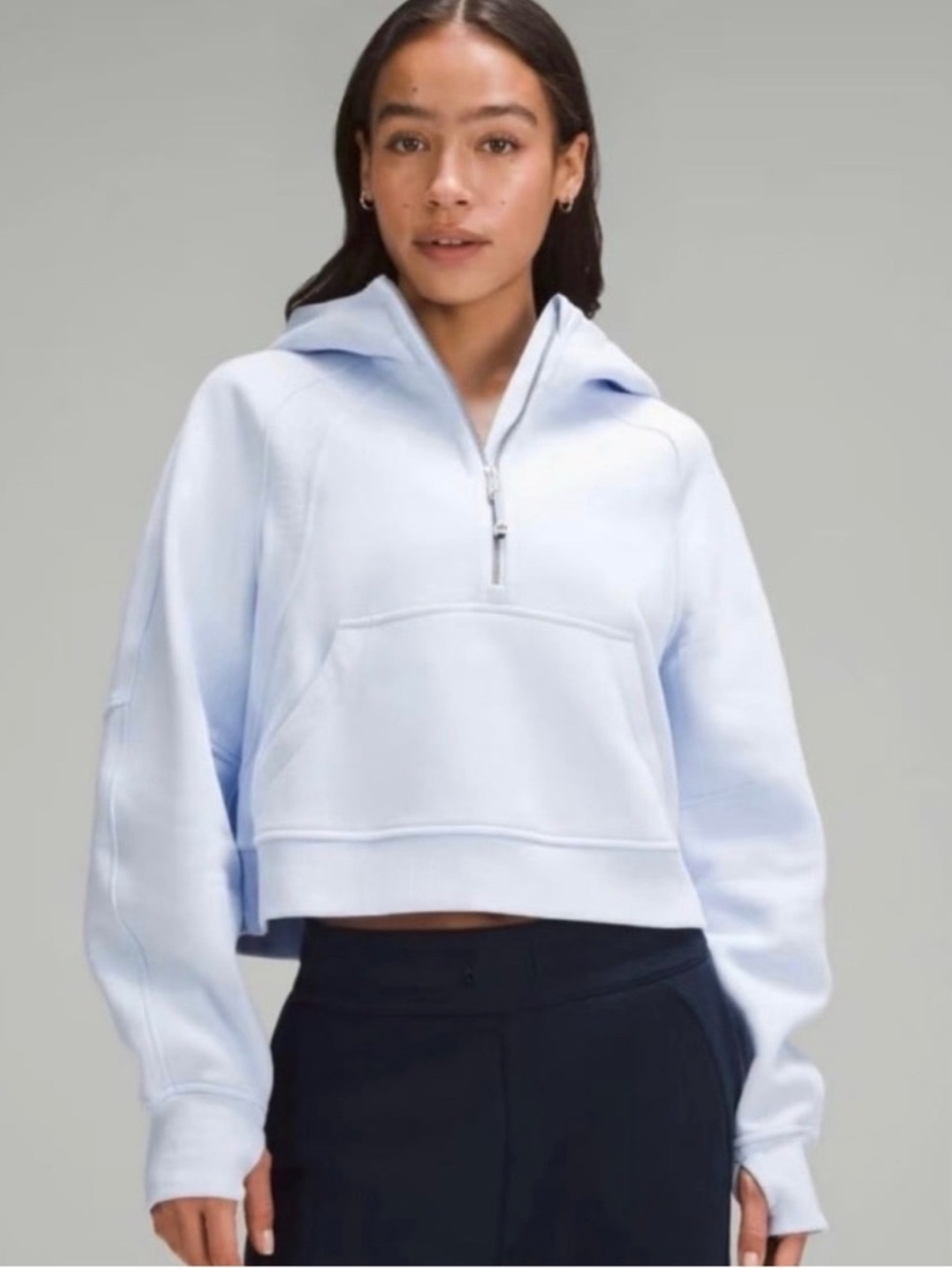 NWT lululemon Scuba Oversized Half-Zip Hoodie Windmill M/L